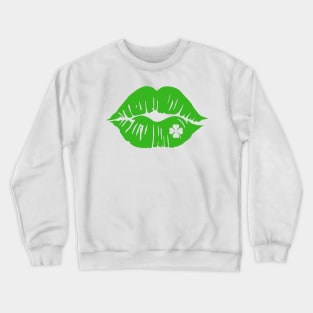 LUCK OF THE IRISH LIPS Crewneck Sweatshirt